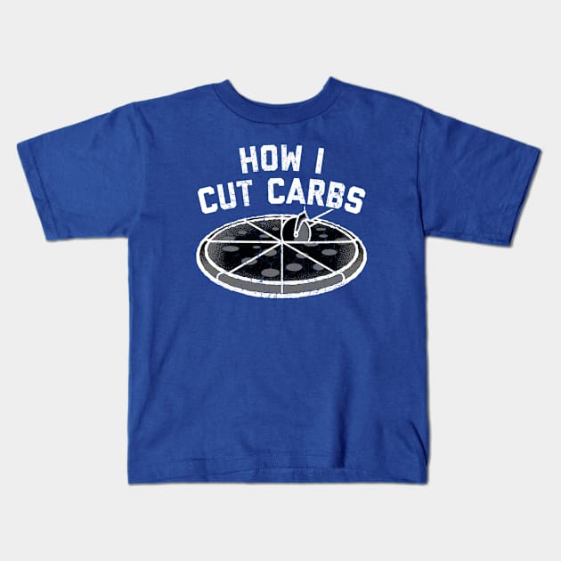 How I Cut Carbs Pizza Kids T-Shirt by FreedoomStudio